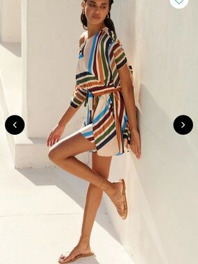 Misa Los Angeles Elia dress San Miguel stripe XS